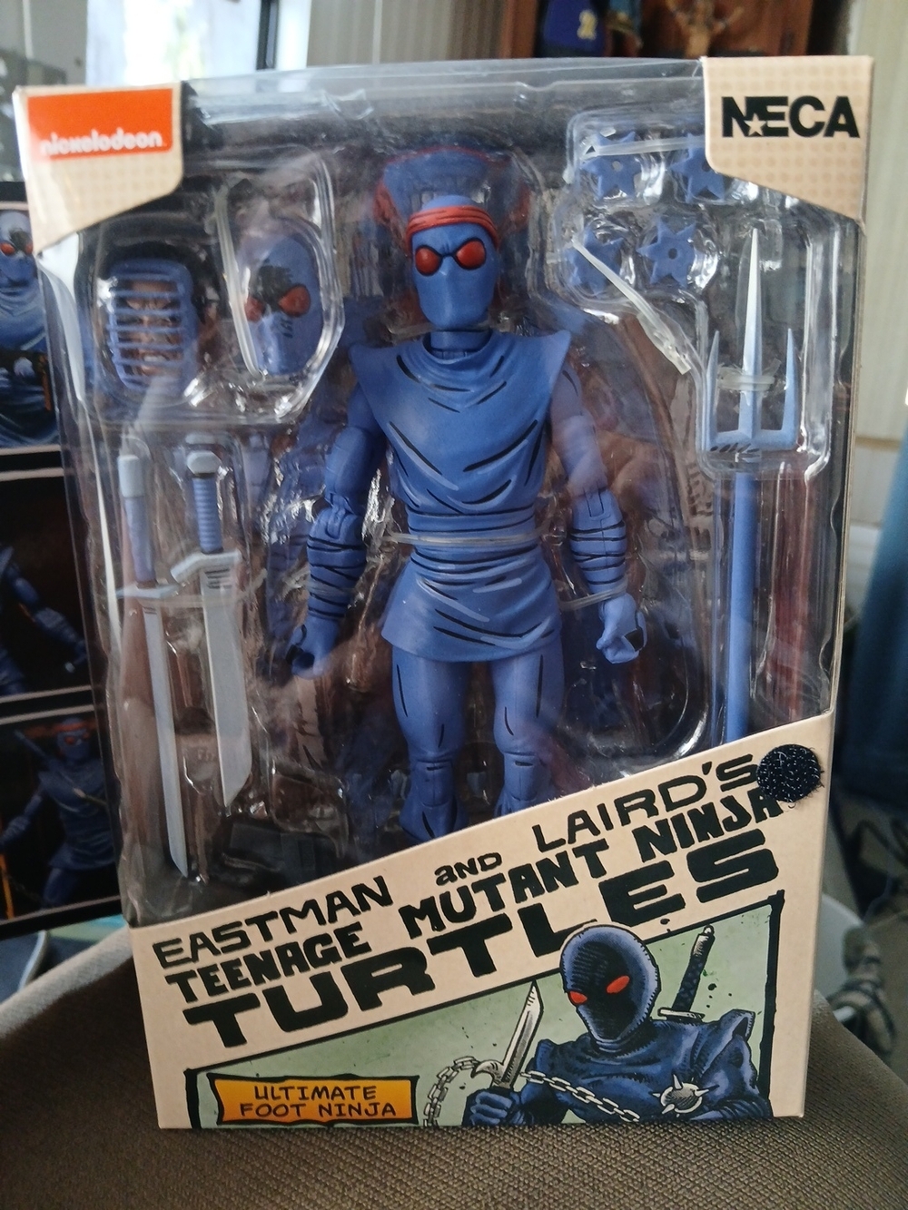 NECA Teenage Mutant Ninja Turtles Ultimate Foot Ninja Blue Action Figure